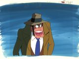 une image représentant un personnage de bande dessinée : un homme en costume et avec un chapeau