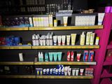 many different types of skin care products on the shelves