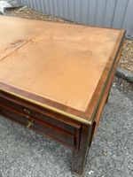 Jacques QUINET (19018-1992). Bureau plat en placage de palis… (photo 5)