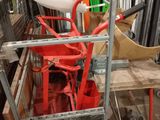 a picture of a cart with a lot of items on it