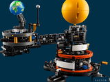 a lego model of a space station with a globe on top of it