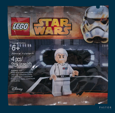 une figurine Lego Star Wars dans son emballage
