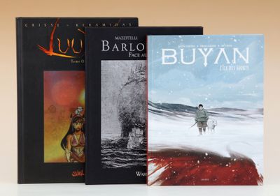 180/ Réunion de 3 OUVRAGES : - LUUNA T 0 - ART BOOK