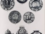 an image of a black and white drawing of a variety of vases