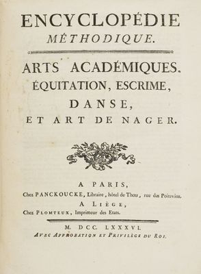 an old book with a black and white title on it