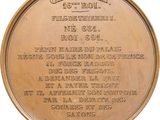 a plaque on the side of a building that says clovis iii