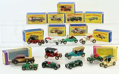 MATCHBOX by LESNEY,11 voitures métal Old Timer au 1/48ème de la Série  - Photo 1