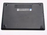 the back of a laptop with the bottom panel removed