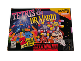 a box of tetris and dr mario game on the table