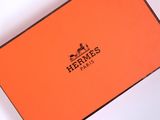 hermes paris orange box with logo