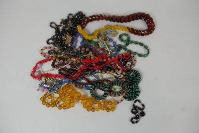 Important lot de colliers, bracelets ou boucles fantaisie (i…