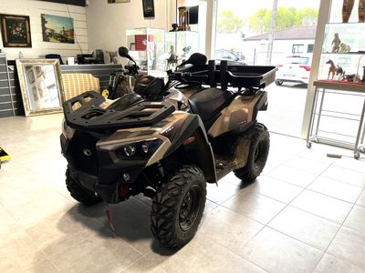 an image of a atv in a showroom