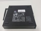 the back side of a laptop with a black battery cover
