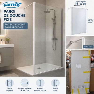 une photo d'une salle de bains avec une douche et un lavabo