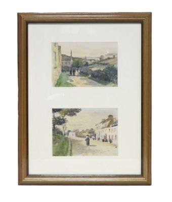 École du XXe siècle. Rues de village. - Photo 1