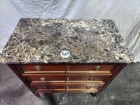 Petite commode d'époque ou de style Louis XVI en acajou et p… (photo 3)