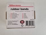 a box of rubber bands sitting on a table