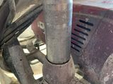 a close up view of the front end of a motorcycle