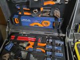many tools in a case that are sitting on a table