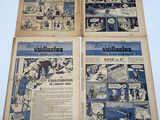 trois pages d'un magazine comportant une bande dessinée représentant un homme et une femme