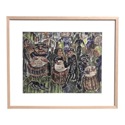 Henri LERAY (1905-1987) Juste un verre