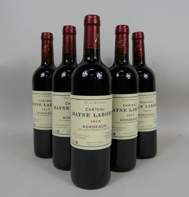 6 bouteilles de Château Mayne Laborie 2019