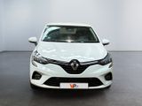 the front view of a white car in a showroom