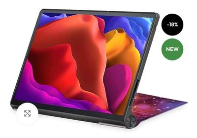 un gros plan d'un ordinateur portable avec un écran coloré