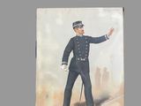 two pictures of a man in a military uniform and a man in a military uniform