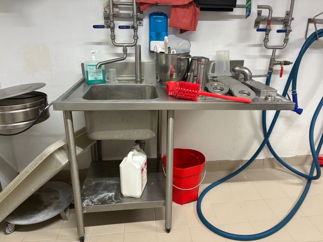 Plonge inox égouttoir droit
