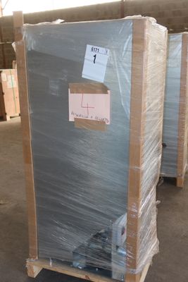 many boxes that have been wrapped up in a warehouse