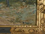 a picture of a painting on the wall of a room