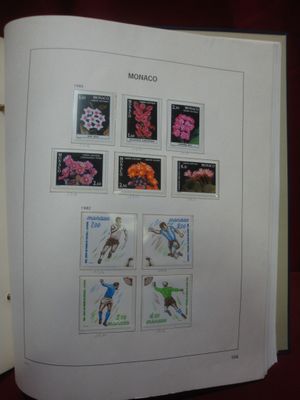 MONACO collection de timbres neufs*/** 1941 à 1990 dans un a…