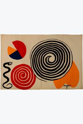 une image représentant un tapis orné de cercles à l'infini