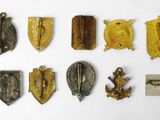 a lot of different metal items that are on the table