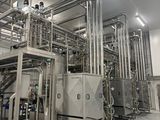 a large machine that is inside of a building