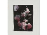 an image of a painting of lightning and clouds on a black background