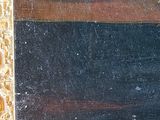 an image of a painting of a bird sitting on a ledge