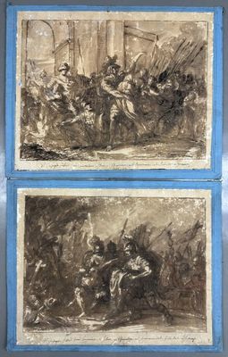 Giuseppe PIATTOLI (1743 -1823) - Le Christ et soldats romain…