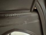 a close up of a tire on a vehicle