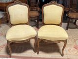 pair of antique chairs with yellow upholstered upholstered upholstered upholstered upholstered upholstered upholstered upholstered uphol