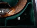 a gun in a case with a golf ball in it