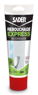 SADER - Enduit de rebouchage express - 200ml - Sèche en 1H -…