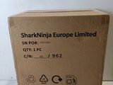 a box with a picture of a shark ninja europe limited logo on it