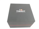 a close up of a box with a logo on it