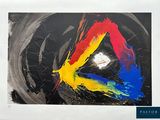une image d'une image d'une peinture sur une feuille de papier