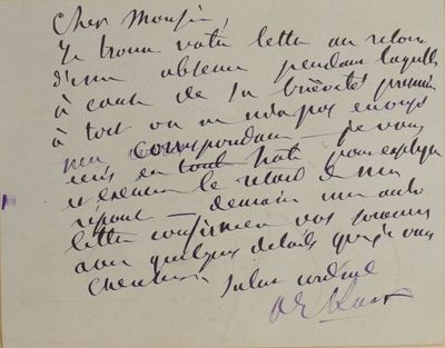 une vieille lettre manuscrite d'une femme qui écrit un poème