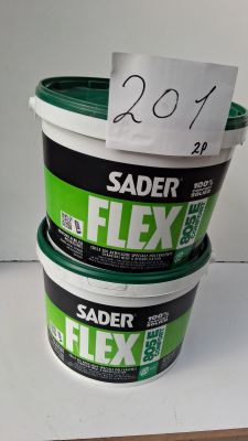 Lot de 2 seaux de colle acrylique Sader Flex , 20 kg chacun,…
