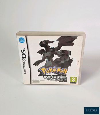 a close up of a nintendo wii game on a white surface