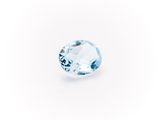 a blue topazte gems on a white background